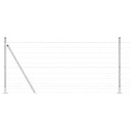 Ограда с пост Сребрист 1 x 10 m Стомана