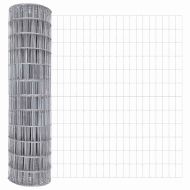 Ограда с пост Сребрист 1,4 x 10 m Стомана