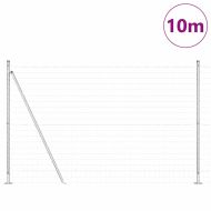 Ограда с пост Сребрист 1,5 x 10 m Стомана