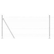 Ограда с пост Сребрист 1 x 25 m Стомана