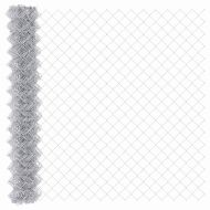 Стълб за ограда. Сребрист 10 x 1,6 м (60 x 60 мм мрежа) Стомана