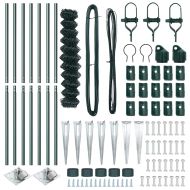 Стълб за ограда. Зелен 10 x 1,2 м (мрежа 60 x 60 мм)