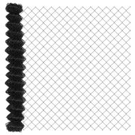 Стълб за ограда. Сив 25 x 1,4 м (60 x 60 мм мрежа)