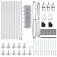 Стълб за ограда. Сребрист