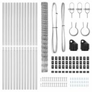 Стълб за ограда. Галванизирана 25 x 1,6 м Стомана