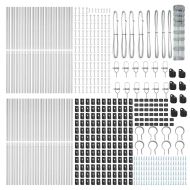 Стълб за ограда. Галванизирана 100 x 1 м Стомана