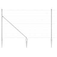 Стълб за ограда. Галванизирана 25 x 1,4 м Стомана