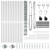 Стълб за ограда. Галванизирана 25 x 1,5 m Стомана
