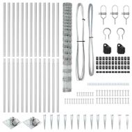 Стълб за ограда. Галванизирана 25 x 1,5 m Стомана