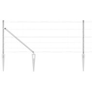 Стълб за ограда. Галванизирана 50 x 0,8 m Стомана