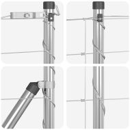 Стълб за ограда. Галванизирана 50 x 0,8 m Стомана