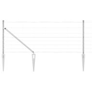 Стълб за ограда. Галванизирана 50 x 0,8 m Стомана