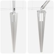 Стълб за ограда. Галванизирана 50 x 1 m Стомана