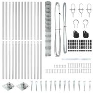 Стълб за ограда. Галванизирана 50 x 1,4 м Стомана