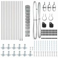 Стълб за ограда. Галванизирана 25 x 1 m Стомана