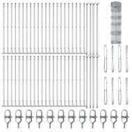 Стълб за ограда. Галванизирана 100 x 0,8 м Стомана