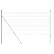 Стълб за ограда. Сребрист 25 x 1,2 м (25 x 25 мм мрежа) Стомана