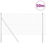 Стълб за ограда. Сребрист