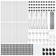 Стълб за ограда. Сребрист
