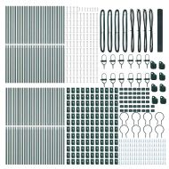 Стълб за ограда. Зелен 100 x 1 м (12 x 12 мм мрежа)