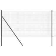 Стълб за ограда. Сив 10 x 1,4 м (19 x 19 мм мрежа)