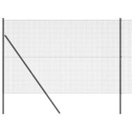 Стълб за ограда. Сив 10 x 1,6 м (мрежа 12 x 12 мм)