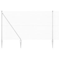 Стълб за ограда. Сребрист 50 x 1,5 м (12 x 12 мм мрежа) Стомана