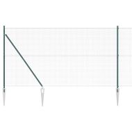 Стълб за ограда. Зелен 10 x 1,4 м (19 x 19 мм мрежа)