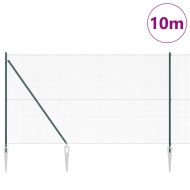 Стълб за ограда. Зелен 10 x 1,6 м (16 x 16 мм мрежа)