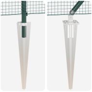 Стълб за ограда. Зелен 50 x 0,8 м (19 x 19 мм мрежа)