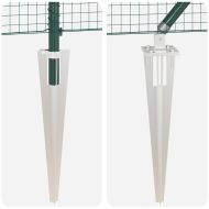 Стълб за ограда. Зелен 50 x 1 м (25 x 25 мм мрежа)