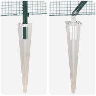 Стълб за ограда. Зелен 100 x 0,4 м (мрежа 16 x 16 мм)