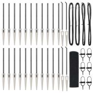 Стълб за ограда. Сив 50 x 0,5 м (25 x 25 мм мрежа)