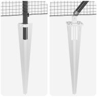 Стълб за ограда. Сив 50 х 1,4 м (19 x 19 мм мрежа)