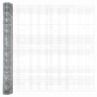 Стълб за ограда. Сребрист 50 x 1,2 м (16 x 16 мм мрежа) Стомана