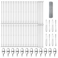 Стълб за ограда. Сребрист 100 x 0,6 м (19 x 19 мм мрежа)