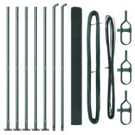 Стълб за ограда. Зелен 10 x 1,4 м (мрежа 12 x 12 мм)