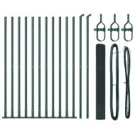 Стълб за ограда. Зелен 25 x 1,2 м (мрежа 12 x 12 мм)