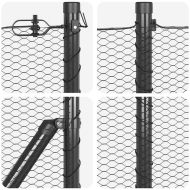 Стълб за ограда. Сив