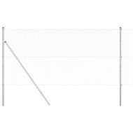 Стълб за ограда. Сребрист