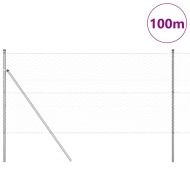 Стълб за ограда. Сребрист