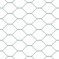 Стълб за ограда. Зелен 50 x 1,2 м (50 мм мрежа) Стомана и PVC