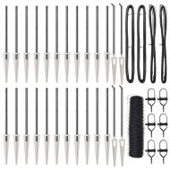 Стълб за ограда. Сив 50 x 0,4 м (50 мм мрежа) Стомана и PVC