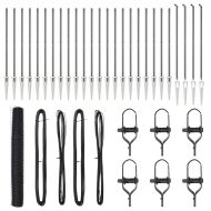 Стълб за ограда. Сив 50 x 1,2 м (36 мм мрежа) Стомана и PVC