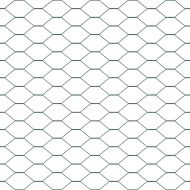 Стълб за ограда. Зелен 10 x 1,2 м (25 мм мрежа) Стомана и PVC