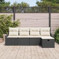 Комплект дивани с възглавница 6 pcs полиратан