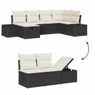 Комплект дивани с възглавница 7 pcs полиратан