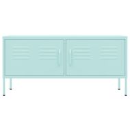 ТВ шкаф, мента, 105x35x50 см, стомана