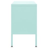 ТВ шкаф, мента, 105x35x50 см, стомана