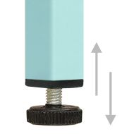 ТВ шкаф, мента, 105x35x50 см, стомана